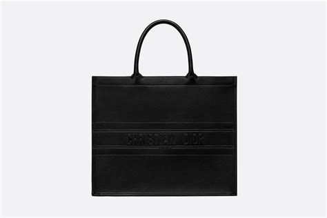 dior book tote black calfskin|Large Dior Book Tote Black Dior Oblique Embossed .